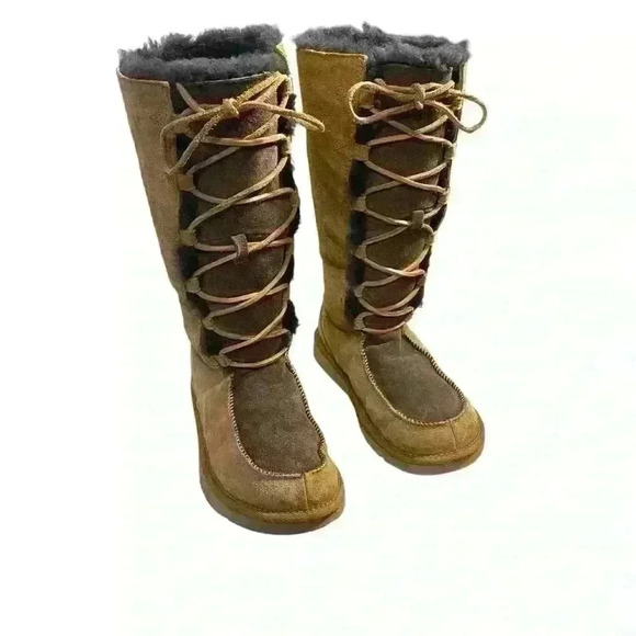 UGG 5230 Whitley Suede Boots in Chestnut / Chocolate size 6 - Picture 5 of 10